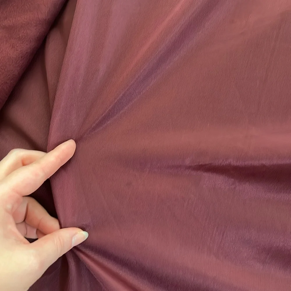 Reebok Track Top Jacket Maroon Black Mens Size Small Gym Running - Picture 15 of 15